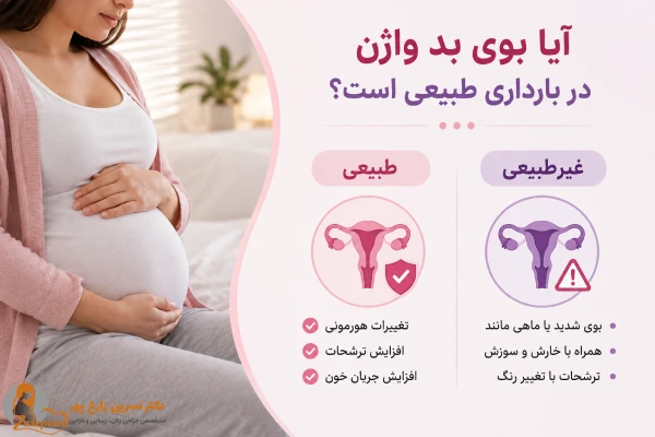 بوی بد واژن در بارداری طبیعی است؟
